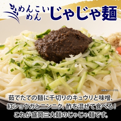 【熨斗付き】めんこいめん じゃじゃ麺 6食 米粉 グルメ お取り寄せ