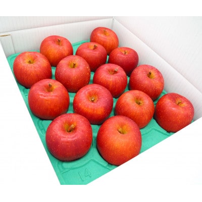 岩手県盛岡市産 サンふじりんご 1箱 5kg 12～14個入り