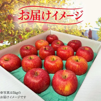 【先行予約】ふじむら農園　まいにちりんご　サンふじ(家庭用)　3kg