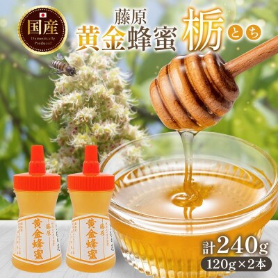 藤原黄金蜂蜜 栃 計240g 完熟 単花蜜 藤原養蜂場 岩手県盛岡市