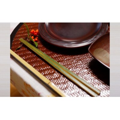 【期間限定】手削りの青竹箸　3膳セット