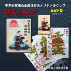 【ふるさと納税限定】楠木三城御城印&amp;大楠公御城印帳セット(set-B)