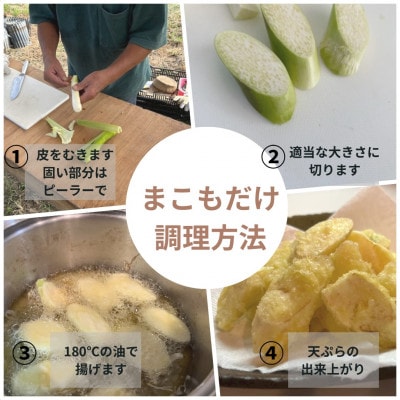 【大阪千早赤坂村産】まこもだけ約3Kg　秋の味覚(旬)を直送します。