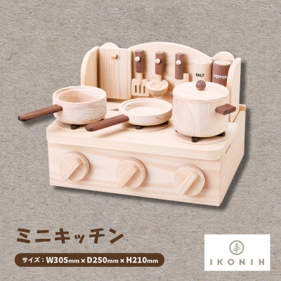 ひのきのおもちゃIKONIH(アイコニー)の知育玩具　ミニキッチン