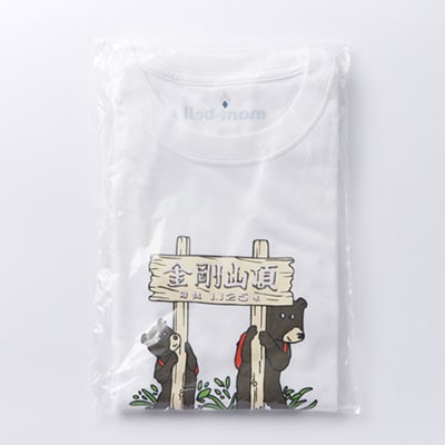 【白 XL】大阪府千早赤阪村　金剛山頂 オリジナルデザインTシャツ モンベル (mont-bell)
