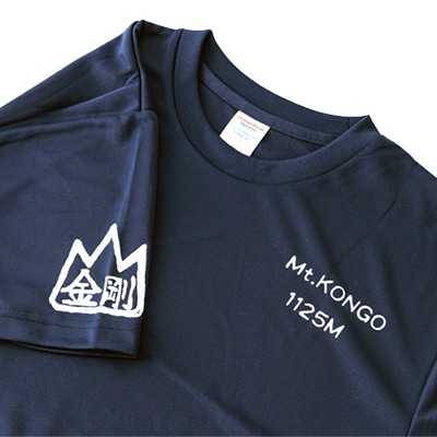 XL　紺　大阪府千早赤阪村　金剛山頂売店限定　ちゃうねんTシャツ