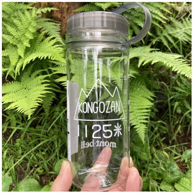 【クリアボトル0.5L】大阪府千早赤阪村　金剛山頂オリジナルデザイン　モンベル(mont-bell)
