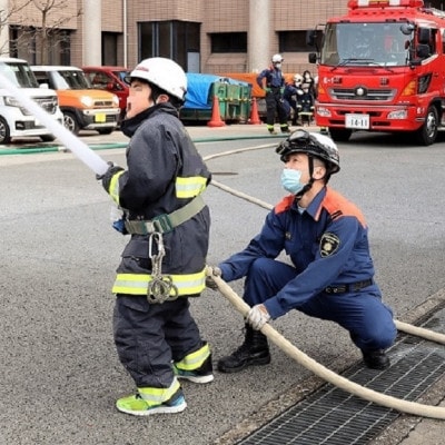 【2025年3月15日(土)開催分】消防士体験チャレンジ&はしご車搭乗体験