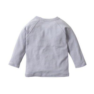キッズ 9分袖Tシャツ スプリングブルー 90サイズ_Z2600268