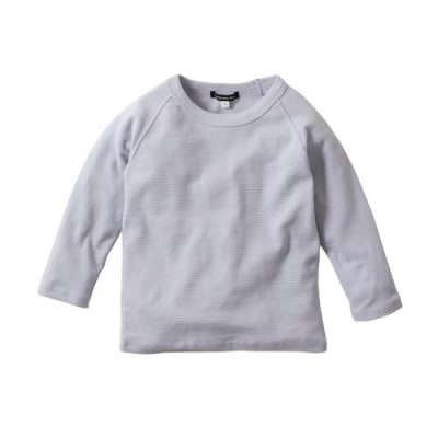 キッズ 9分袖Tシャツ スプリングブルー 110サイズ_Z2600270