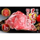 国産!! A4～A5ランク黒毛和牛切り落とし1kg(500g×2パック)