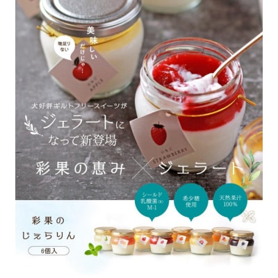 もりんの彩果の恵み じぇらりん6個入詰め合わせ