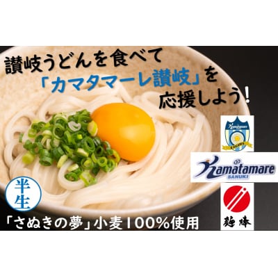 カマタマーレ讃岐×麺棒　讃岐夢かけうどん(8人前)セット