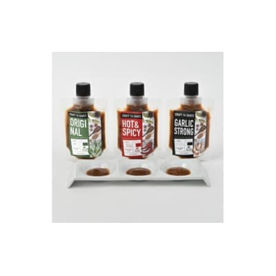 CRAFT 14 SAUCEセット(オリジナル2本、ガーリックストロング・ホット&スパイシー各1本)