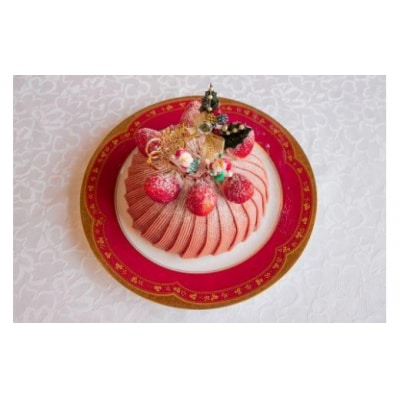 【卵・乳製品・小麦不使用!】LE PAYSAN　こだわりのクリスマスケーキ(イチゴのモンブラン)