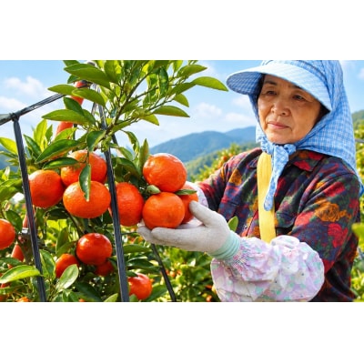 香川県産 小原紅早生みかん 約3kg　L-S　約24-36個_Z2600565