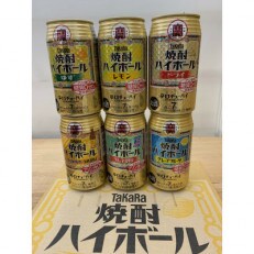 【父の日ギフト】TaKaRa焼酎ハイボール6種類飲み比べセット　350ml×24本