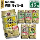 TaKaRa焼酎ハイボール(レモン・ドライ・ラムネ・グレープフルーツ・ゆず・シークワーサー)計12本