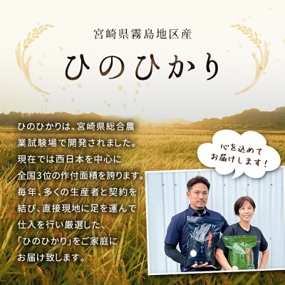 ※数量限定!※令和7年産 宮崎県産ひのひかり (精米・白米) 3kg×1袋 計3kg【訳あり!】