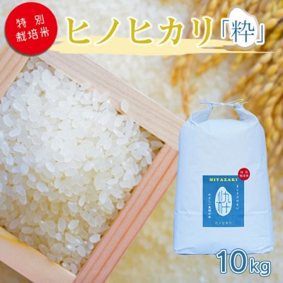 令和6年産　特別栽培米「粋」ヒノヒカリ10kg(白米)