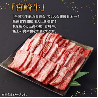 宮崎牛バラ焼肉 500g(高鍋町)