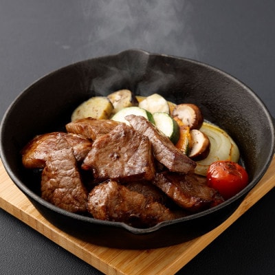 宮崎牛モモサイコロステーキ 計400g