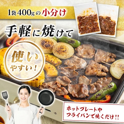 豚 タン 薄切り 味付け 800g(400g×2袋)(高鍋町)