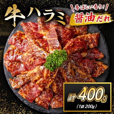 牛 ハラミ 400g(200g×2袋)醤油だれ (高鍋町)