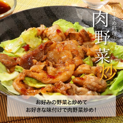 【訳あり】宮崎県産豚切落し3kg(500g×6パック)　 K16_0052_4