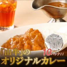 「山牛」のオリジナルカレー10パックセット
