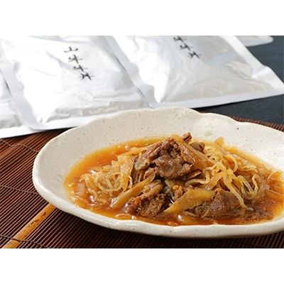 「山牛」を使った牛丼のもと7パックセット  K16_0013_1