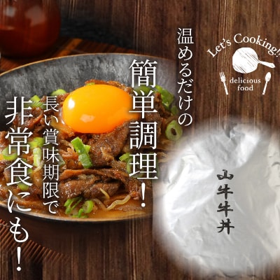 「山牛」を使った牛丼のもと7パックセット  K16_0013_1