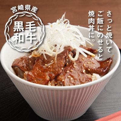 宮崎県産黒毛和牛 赤身焼肉用800gと焼肉のたれセット　K16_0008_1