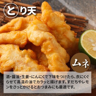 宮崎県産若鶏ムネ肉　カット 小分け 6kg(300g×20) 　K16_0127