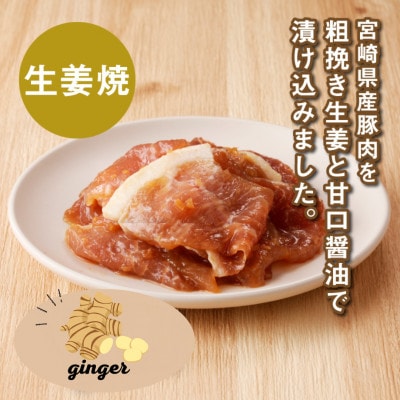 簡単調理　宮崎県産豚肉の生姜焼き 3kg(300g×10)　K16_0147