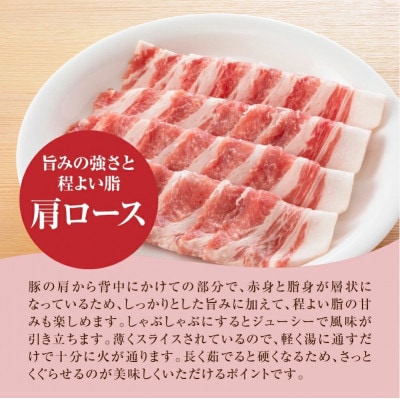 宮崎県産豚肩ロースしゃぶしゃぶ用 1kg(500g×2)　K16_0169