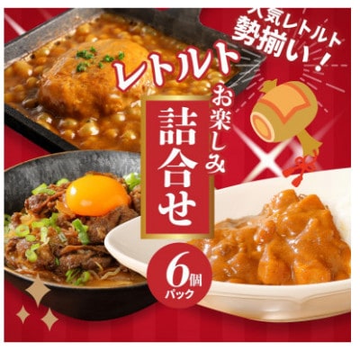 福袋 お楽しみレトルト詰め合わせ6パックセット　