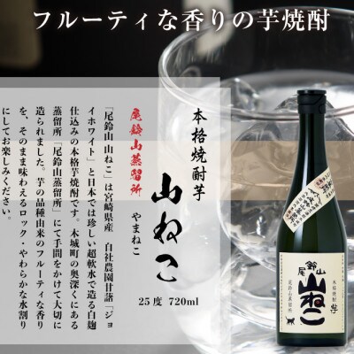 【父の日ギフト】焼酎尾鈴山(山ねこ　720ml×2本)