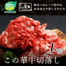 有田牧場直送　この華牛切落し1kg