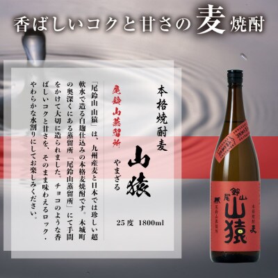 【父の日ギフト】焼酎尾鈴山一升瓶(山猿1本・山ねこ1本)各1,800ml