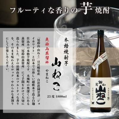 【父の日ギフト】焼酎尾鈴山一升瓶(山猿1本・山翡翠1本・山ねこ1本)各1,800ml