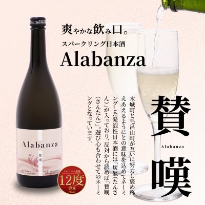 木城町・毛呂山町 新しき村友情都市コラボ 日本酒2種3本セット(城1本・Alabanza2本)
