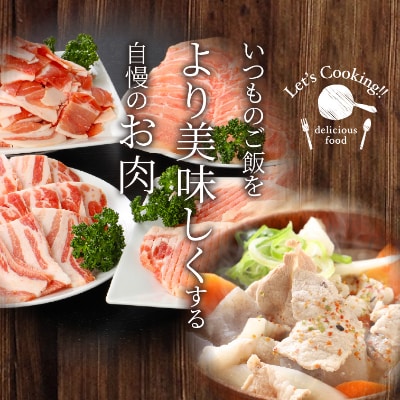 宮崎プレミアム和豚味彩バラエティセット 1.5kg