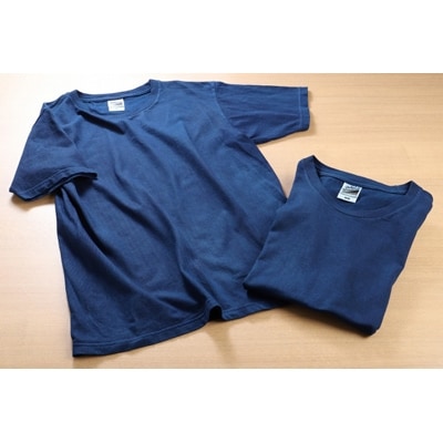 じゅうじ染め　Tシャツ【藍染め】Sサイズ