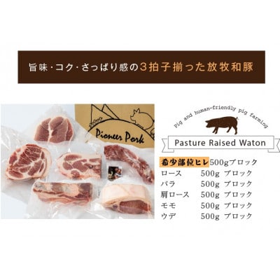 放牧和豚Supremeセット　計3,000g