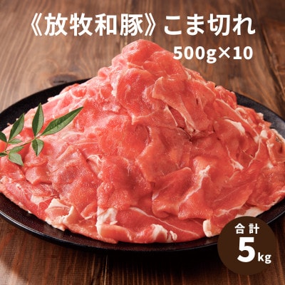 ≪放牧和豚≫　こま切れ 500g×10 【合計5kg】