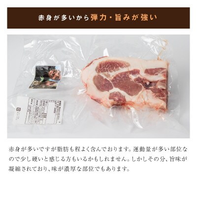 ≪放牧和豚≫ウデブロック500g×4 【合計2kg】
