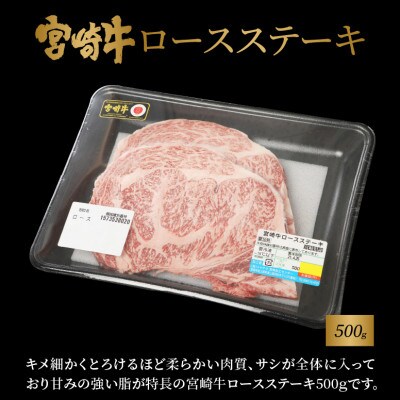 宮崎牛 ロースステーキ500g(木城町) K18_0010_5