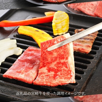宮崎牛モモ焼肉500g (木城町) K18_0019_6