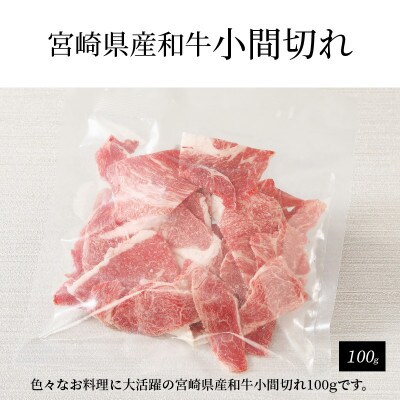 宮崎牛肩ローススライス300g　宮崎県産和牛小間切れ100g (木城町) K18_0030_6